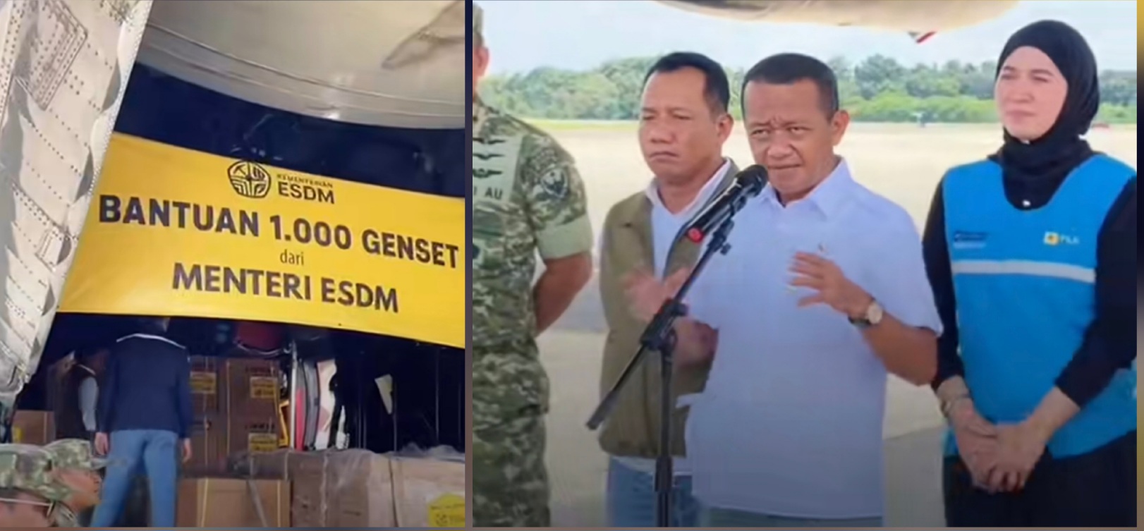 224 Desa di Aceh Masih Padam Listrik, Menteri ESDM Bahlil Kirim 1.000 Genset