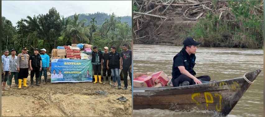 PT Pembangunan Aceh (PEMA) melanjutkan bantuan kemanusiaan bagi korban banjir bandang di Kecamatan Simpang Jernih, Aceh Timur.