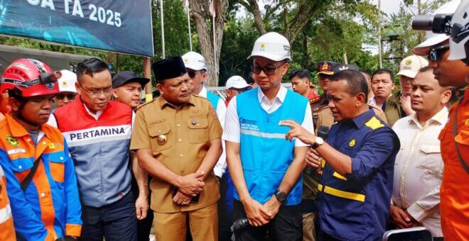 Menteri ESDM Bahlil Lahadalia, turun langsung ke Kabupaten Bireuen, Selasa (2/12). (Foto: Ist)
