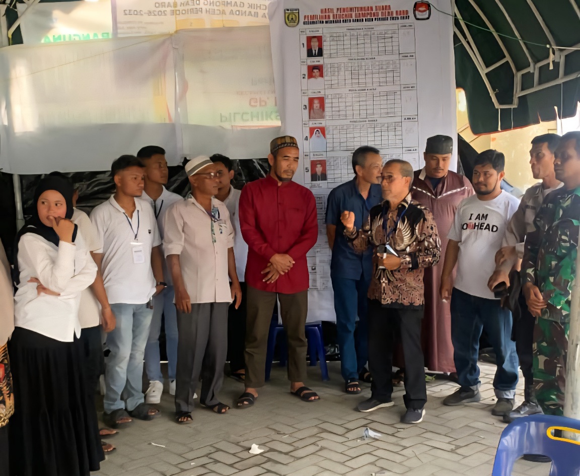 Tgk Mahdalel Mukhtar Terpilih sebagai Keuchik Deah Baro dengan Selisih Satu Suara