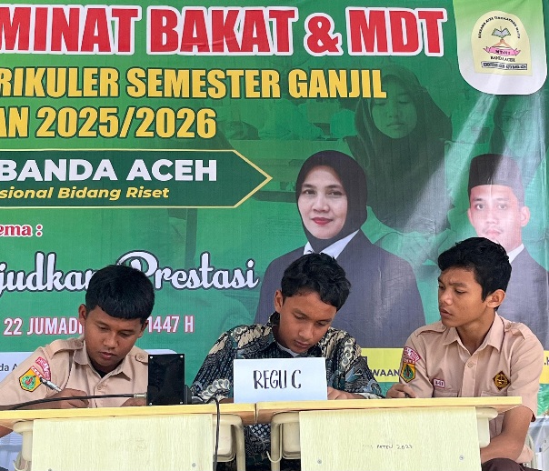 Melalui Lomba Edukatif, MTsN 1 Banda Aceh Tingkatkan Kualitas Bakat-Minat dan MDT   