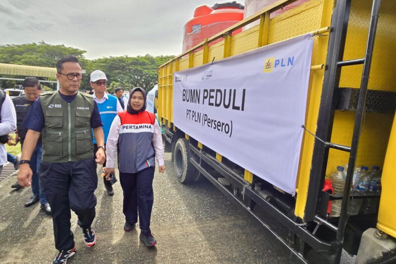 Badan Pengelola Investasi Danantara bersama belasan BUMN menyalurkan bantuan kemanusiaan untuk mendukung pemulihan masyarakat terdampak bencana di Aceh. (Foto: Ist)