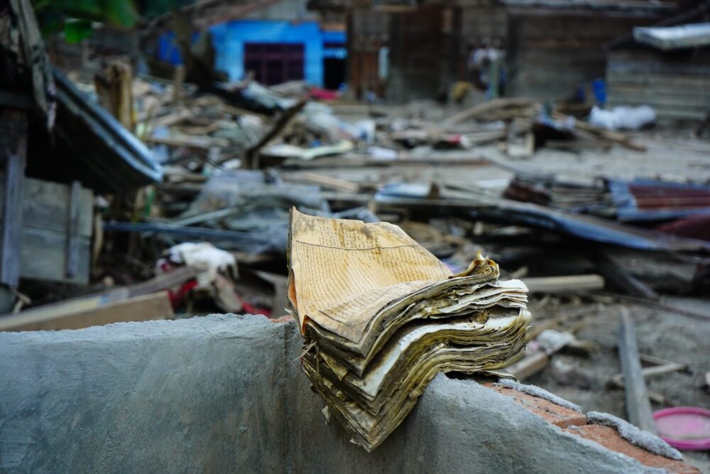 Kampung Kutereje, Kecamatan Linge, Kabupaten Aceh Tengah, luluh lantak diterjang banjir bandang. (Foto: Ist)