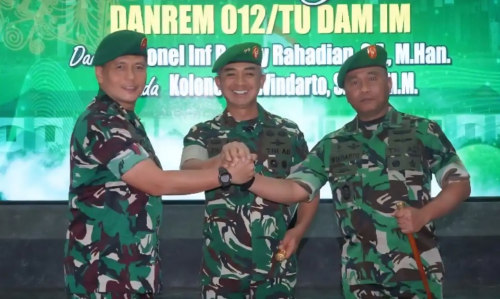 Kolonel Windarto Jadi Danrem 012/Teuku Umar, Kolonel Riyandi Aster Kasdam IM