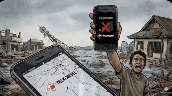 Buruknya layanan Telkomsel yang sering hilang sinyal saat listrik padam menjadi sorotan masyarakat Aceh di tengah bencana besar banjir bandang dan longsor yang melanda 18 kabupaten/kota sejak awal November lalu. (Foto: Ilustrasi)