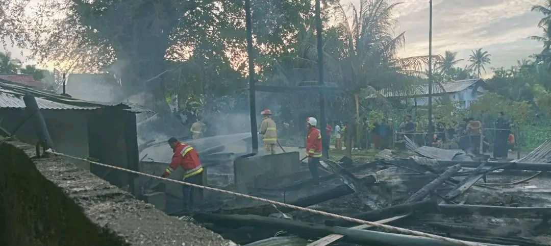 Balai Pengajian Dayah Thalibul Huda di Aceh Besar Terbakar
