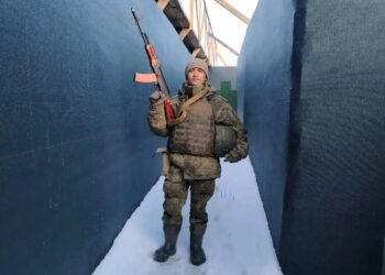 Personel Satuan Brimob Polda Aceh, Bripda Muhammad Rio melakukan desersi ke luar negeri dan bergabung dengan Angkatan Bersenjata Rusia sebagai tentara bayaran di Perang Ukraina. (Foto: Ist)