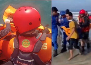 Seorang remaja asal Abdya yang hilang terseret arus laut di Pantai Krueng, Gampong Dayah Mamplam, Kecamatan Leupung, Aceh Besar, ditemukan dalam kondisi meninggal dunia, Ahad pagi (18/1). (Foto: Ist)