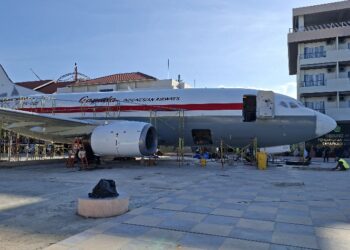 Pesawat Hadir di Asrama Haji Aceh, Jadi Sarana Edukasi dan Manasik Jamaah