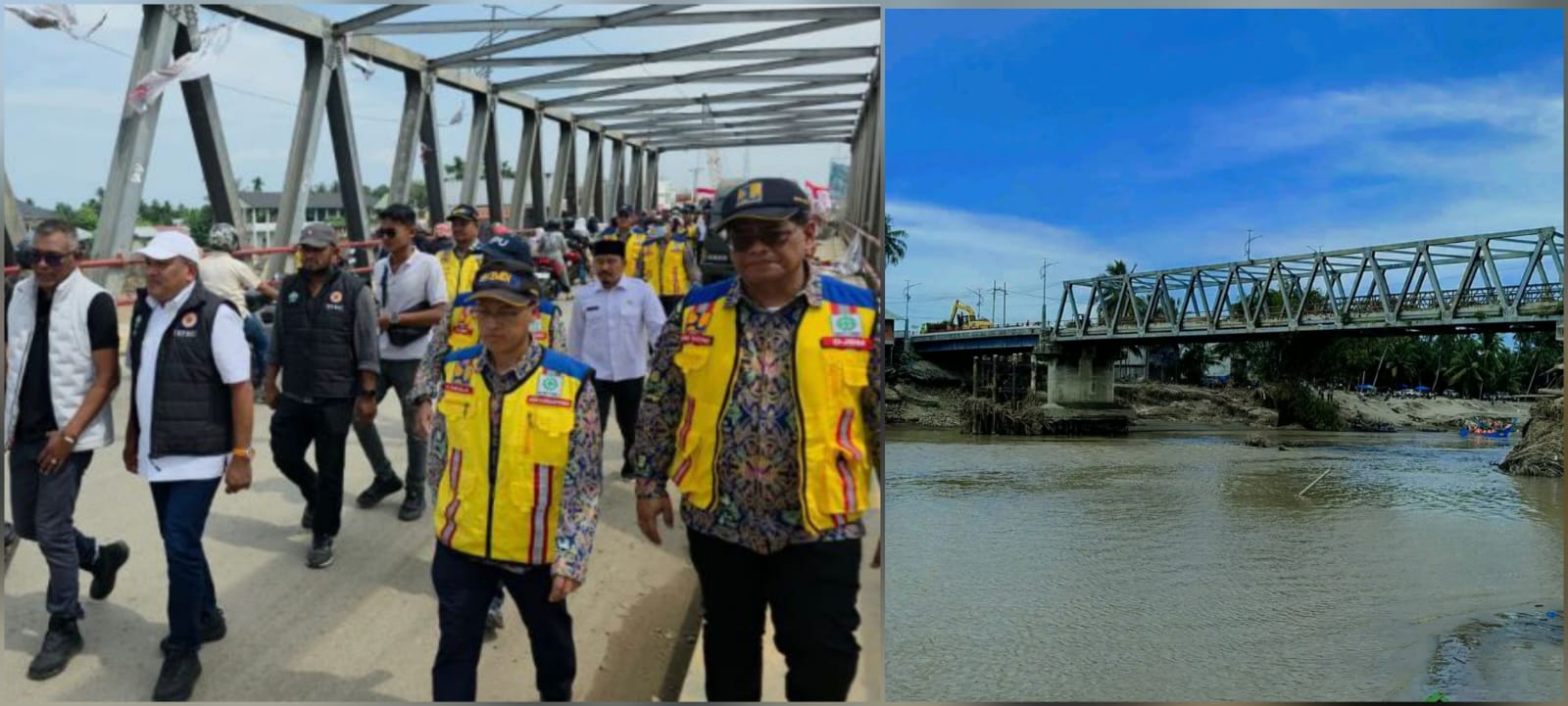 Kementerian Pekerjaan Umum memastikan pembangunan jembatan permanen untuk menggantikan Jembatan Krueng Tingkeum di Kecamatan Kutablang, Bireuen, akan dimulai bulan Januari 2026. (Foto: Ist)