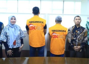 Penyidik Otoritas Jasa Keuangan (OJK) menyerahkan 2 tersangka kasus PT Investree Radhika Jaya (IRJ) ke Kejaksaan Negeri Jakarta Selatan, pada Kamis, 22 Januari 2026.
