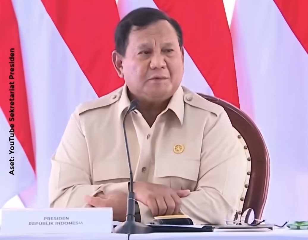 Presiden RI Prabowo Subianto di Aceh Tamiang.