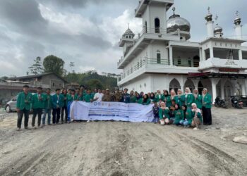 Sebanyak 50 mahasiswa yang tergabung dalam Tim UKM Bakti BSPD USK melaksanakan Program Kreativitas Mahasiswa (PKM) Berdampak di Gampong Lampahan Timur, Kecamatan Timang Gajah, Bener Meriah. (Foto: Ist)