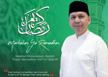 Kepala DPMPTSP Aceh, Marwan Nusuf BHSc MA, menyampaikan selamat menyambut bulan suci Ramadan 1447 Hijriah