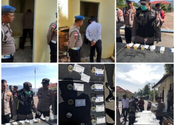 Bidpropam Polda Aceh bersama Sipropam Polres/ta jajaran melaksanakan pemeriksaan urine personel secara serentak pada Senin, 23 Februari 2026.