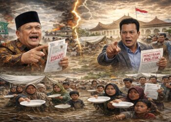 Perseteruan keduanya memanas terkait perbedaan kebijakan pembangunan hunian bagi korban banjir bandang di Bireuen.