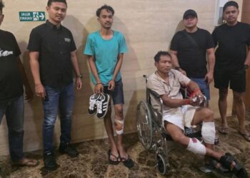 Tim gabungan Dittipidnarkoba Bareskrim Polri saat melakukan pengamanan terhadap DPO kasus narkotika internasional.