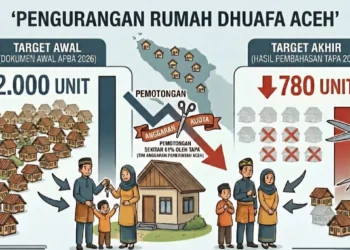 Kudeta Anggaran di TAPA: Program 2.000 Rumah Dhuafa Dipangkas Jadi 780 Unit, Sekda Aceh Disorot    