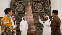 Kiswah kain penutup Ka'bah diganti malam Tahun Baru 1 Muharram 1444 Hijriah