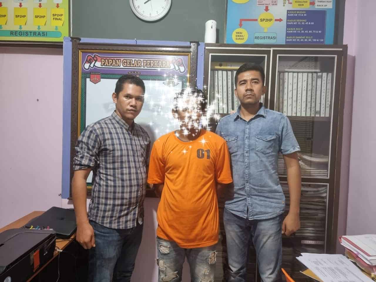 Polsek Gandapura menangkap pelaku pencurian besi penambat rel kereta api di Bireuen