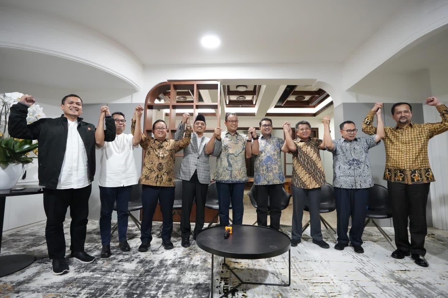 Pertemuan Tim Kecil Koalisi Perubahan (NasDem, Demokrat, PKS) dengan Bakal Calon Presiden Anies Baswedan, Jum'at (5/5)
