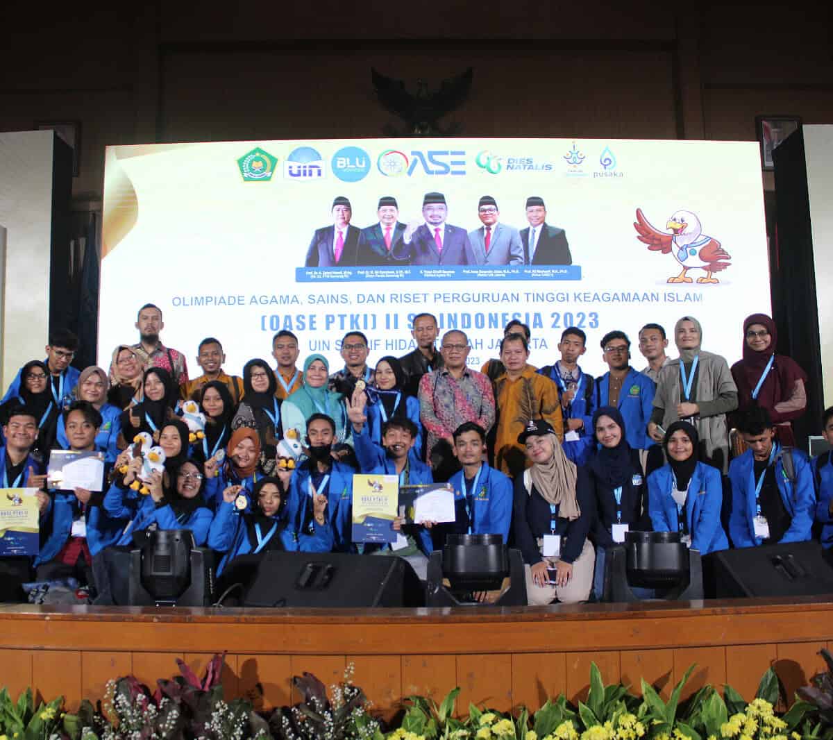 UIN Ar-Raniry berhasil meraih lima medali dalam ajang (OASE PTKI) II se-Indonesia di UIN Syarif Hidayatullah Jakarta, Jum’at malam (16/6) di Auditorium Utama Harun Nasution