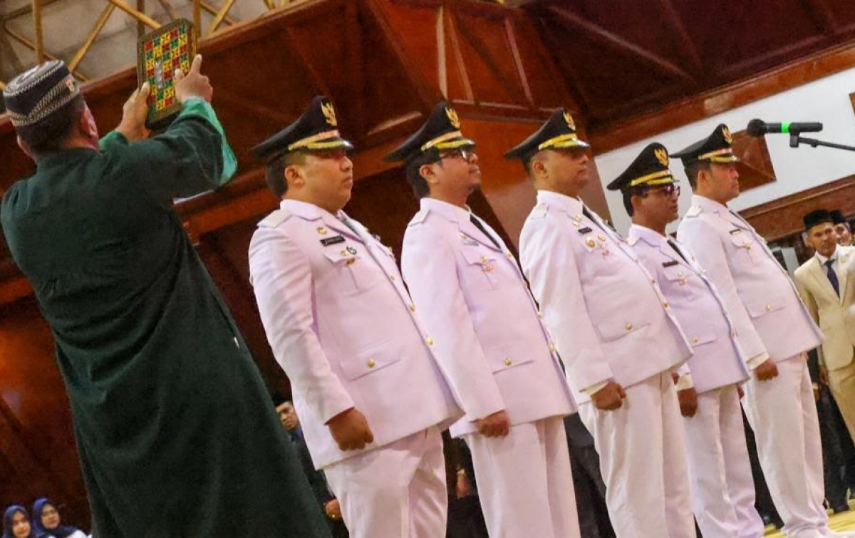 Pj Bupati dan Wali Kota di 10 kabupaten/kota di Aceh akan mengakhiri tugasnya pada bulan Juli 2023