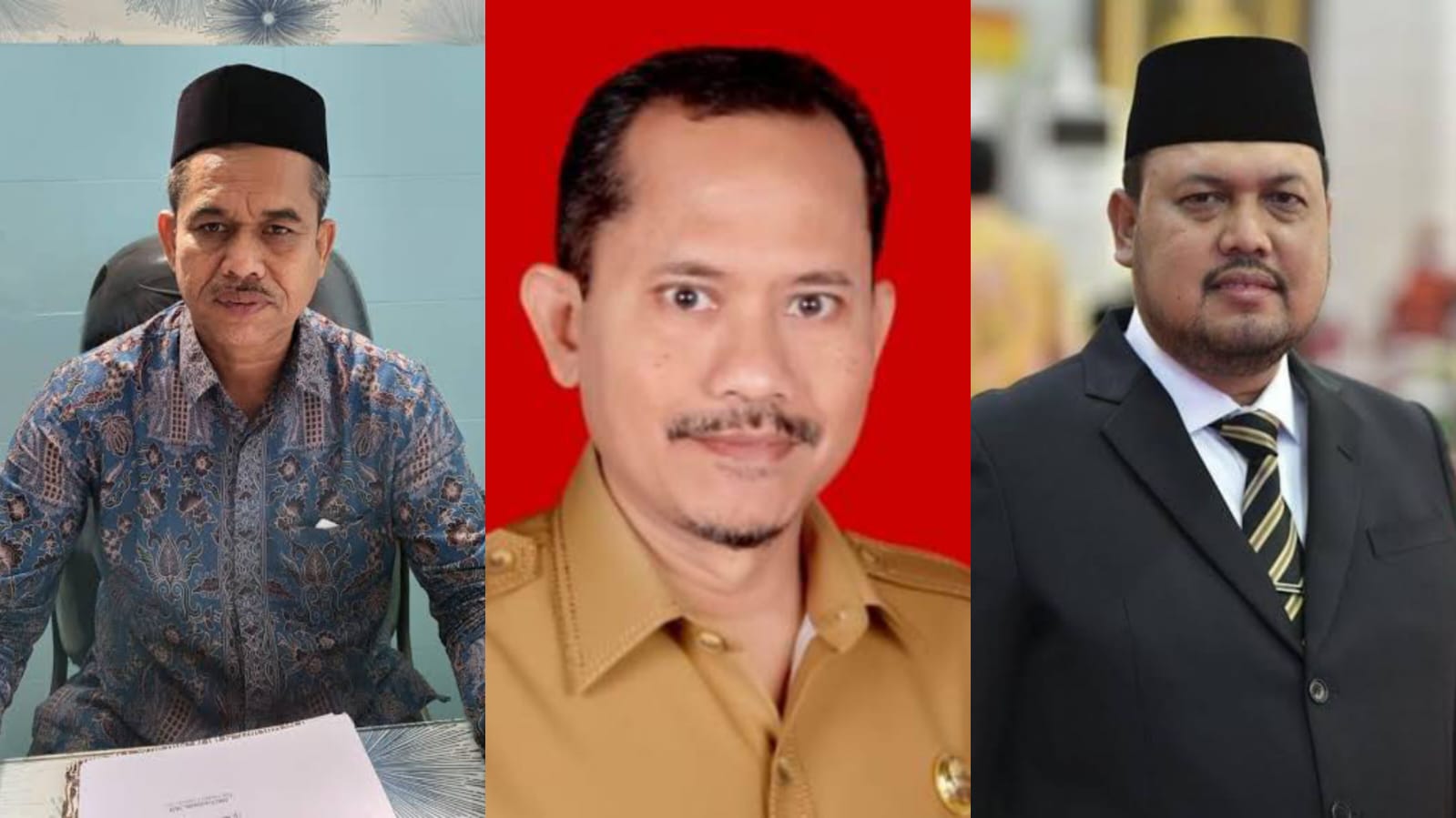 Tiga nama calon Pj Bupati Aceh Utara yang diusulkan DPRK yakni Amir Syarifuddin SKM (Kadis Kesehatan Aceh Utara) M Nasir MSi (Kepala Bappeda Aceh Utara) dan T Aznal Zahri MSi (Karo Pengadaan Barang dan Jasa Setda Aceh)