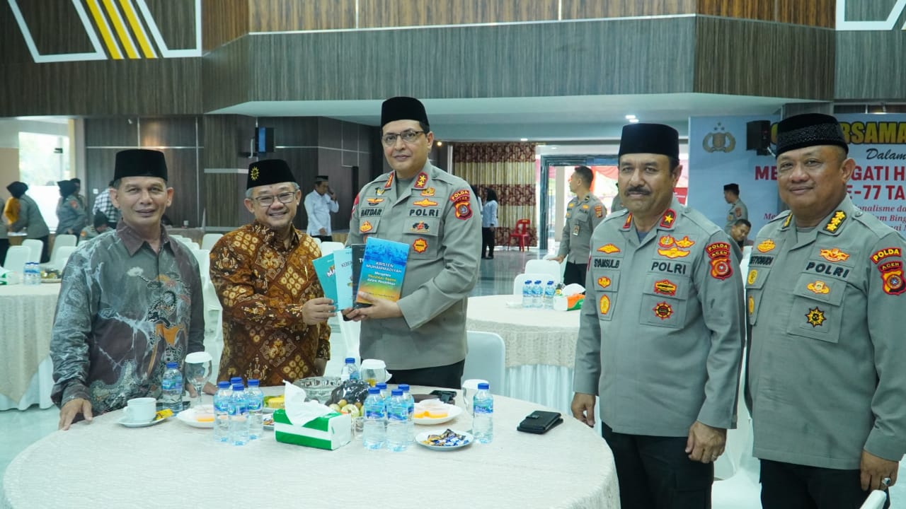 Sejumlah Pengurus Muhammadiyah beraudiensi dengan Kapolda Aceh Irjen Pol Ahmad Haydar, Jum'at sore (29/6)