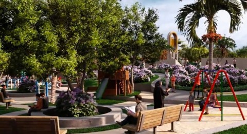 Desain Memorial Living Park di lokasi bekas Rumoh Geudong, Gampong Bilie Aron Kecamatan Glumpang Tiga, Pidie