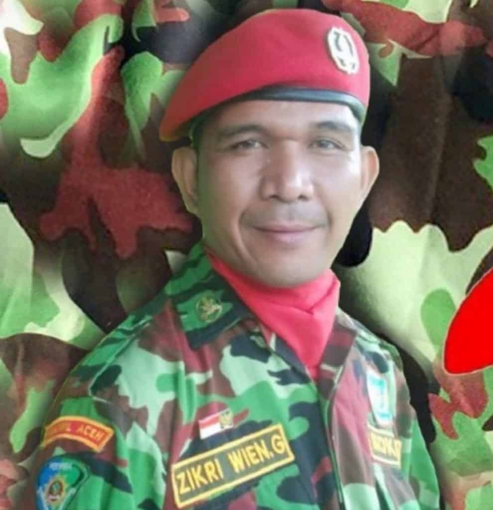Komandan Wilayah KOKAM Aceh Zikri WG