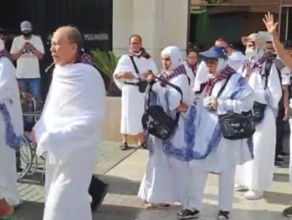 Jemaah haji Aceh berada di Mekkah, Arab Saudi