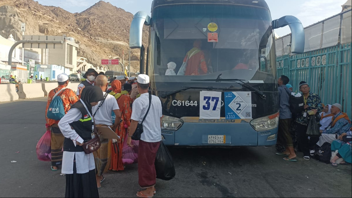 Jemaah haji Aceh yang tergabung dalam Gelombang 1 jamaah haji Indonesia mulai bersiap meninggalkan Tanah Suci untuk kembali ke Tanah Air, pada Selasa (4/7)