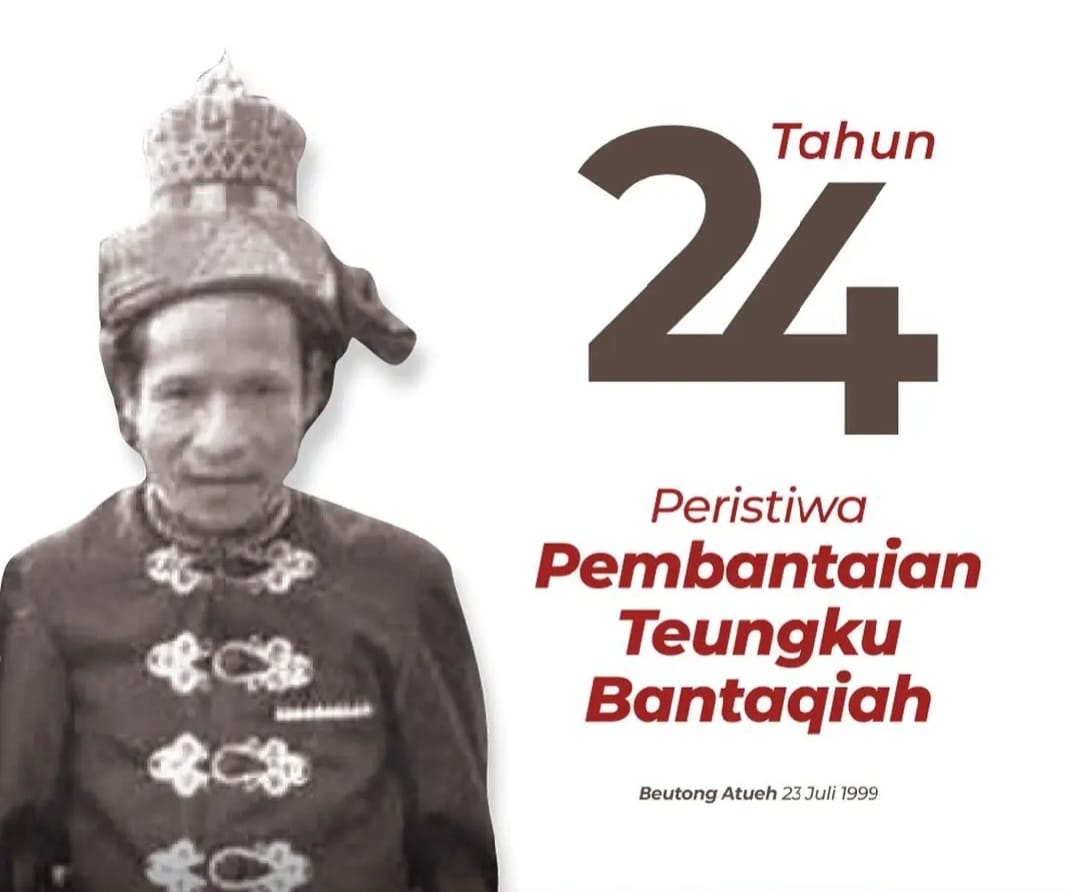 Mengenang 24 tahun pembantaian ulama Teungku Bantaqiah di Beutong Ateuh pada 23 Juli 1999
