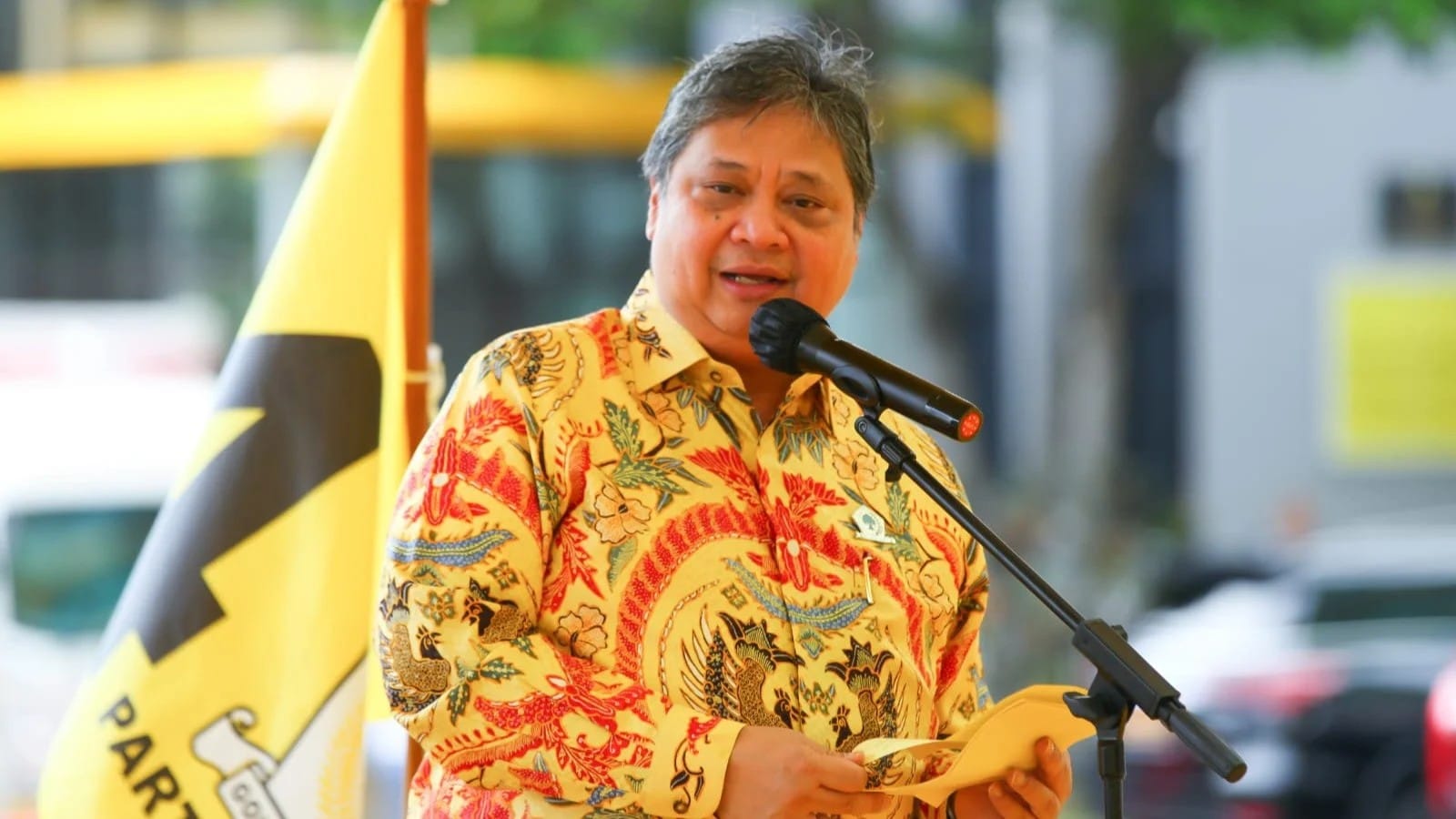 Ketua Umum DPP Partai Golkar Airlangga Hartarto buka suara usai isu akan dikudeta lewat Munaslub
