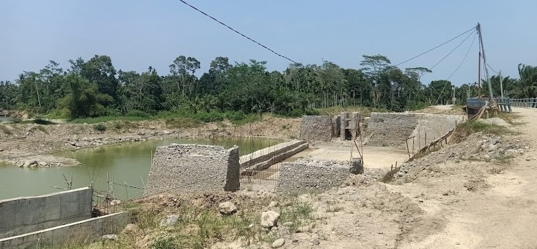 Pembangunan Bendung Daerah Irigasi (D I) Krueng Pase Aceh Utara yang mangkrak