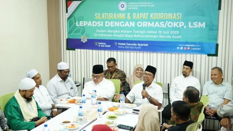 Lembaga Pemerhati dan Advokasi Syariat Islam akan mengadakan Tabligh Akbar dan Do’a untuk Negeri dalam memperingati Tahun Baru Hijriah 1 Muharram 1445 Hijriah dan Refleksi 20 Tahun Syariat Islam di Aceh