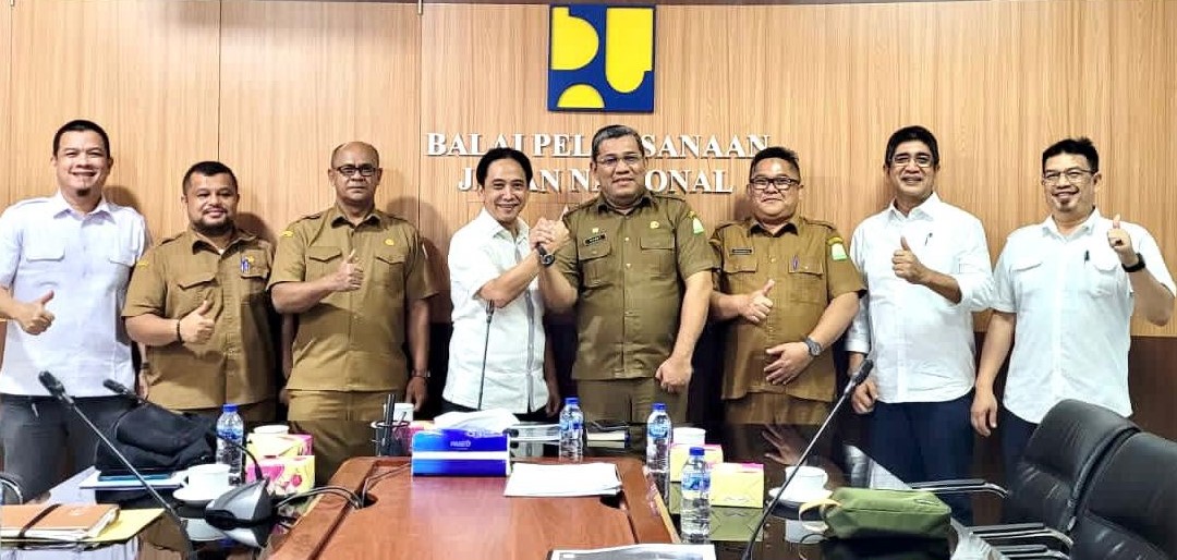 Pertemuan Pemerintah Aceh dengan BPJN - I Aceh yang berlangsung Selasa (25/7) di Kantor Balai Pelaksanaan Jalan Nasional – I Aceh