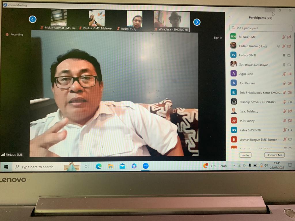 Ketua Umum SMSI Firdaus