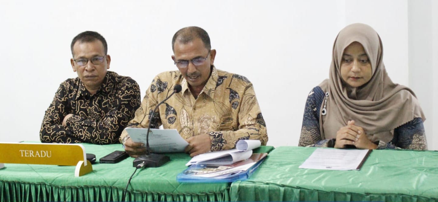 Ketua KIP Aceh Timur Sofyan dan anggotanya diperiksa DKPP terkait PAW PPK Kecamatan Indra Makmu