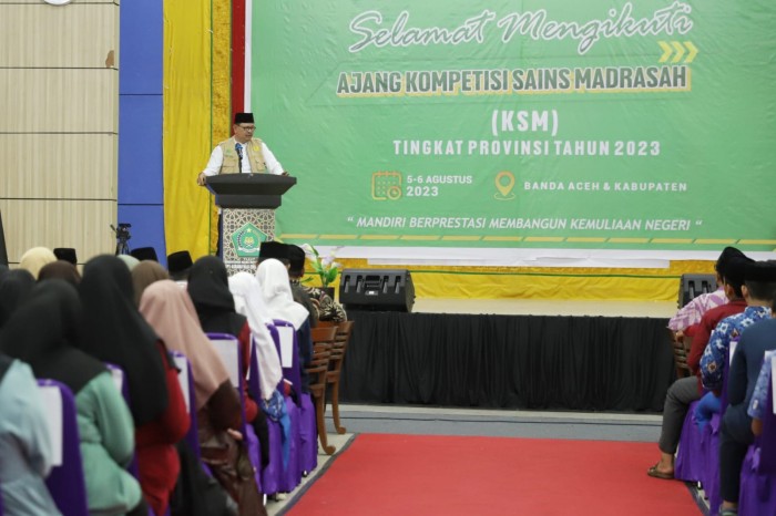 1.235 siswa ikuti ajang Kompetisi Sains Madrasah Tahun 2023 Provinsi Aceh