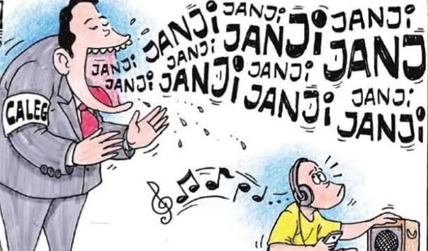 Umbar janji perjuangkan nasib rakyat, perilaku keseharian Caleg jelang Pemilu 2024