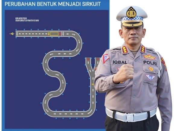 Polri resmi mengganti skema ujian praktik pembiatan SIM C yang sebelumnya berbentuk angka 8, kini diganti dengan huruf S. Tak hanya itu, sirkuit uji SIM kini juga lebih lebar dari yang sebelumnya