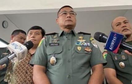 Komandan Polisi Militer Kodam Jaya Kolonel CPM Irsyad Hamdie Bey Anwar