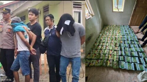 Tim Subdit Narkotika Ditresnarkoba Polda Metro Jaya menggagalkan peredaran narkoba jenis sabu seberat 165 Kg dan menangkap dua nelayan di Desa Ujong Drien, Kecamatan Meureubo, Aceh Barat