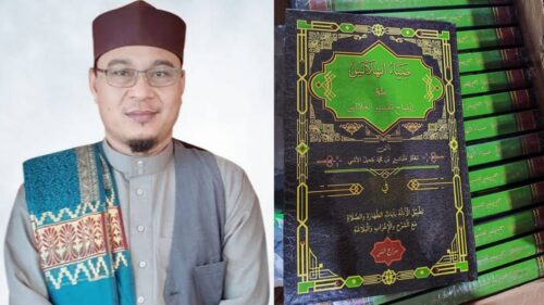Pimpinan Dayah Sirajul Muna Kota Lhokseumawe Tgk Mulyadi M Jamil berhasil menulis dan menerbitkan kitab berbahasa Arab dengan judul Dhiya' al-Hilalain 'Ala Idhah Tafsir Jalalain