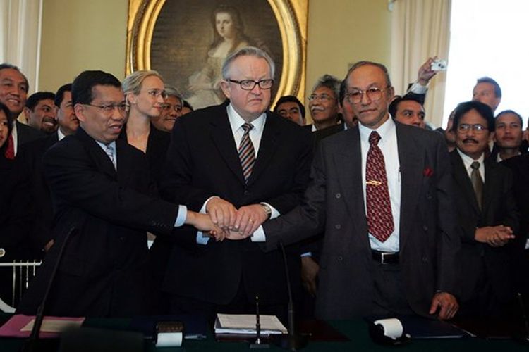 Juru damai RI-GAM yang juga mantan Presiden Finlandia Martti Ahtisaari meninggal dunia