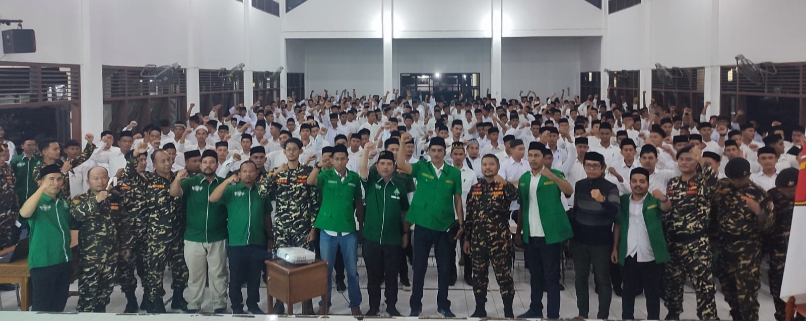 PW GP Ansor Aceh menggelar Diklat Terpadu Dasar (DTD) Raya angkatan II, di BPMP Neuheun, Aceh Besar, sejak 27 - 29 Oktober 2023. Jumlah pesertanya membludak mencapai 536 orang