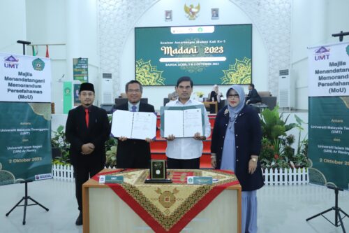 UIN Ar-Raniry menandatangani naskah kerja sama dengan Universiti Malaysia Terengganu
