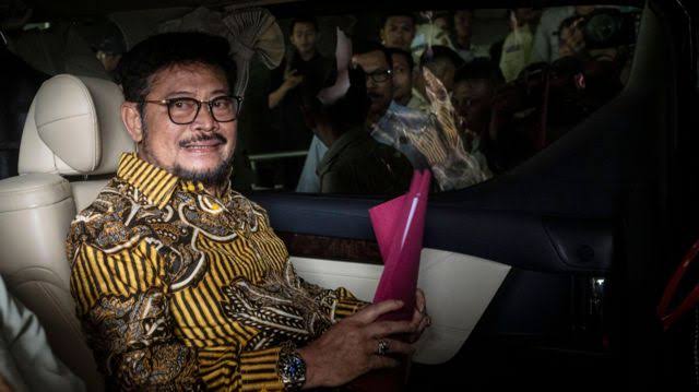 Mantan Menteri Pertanian Syahrul Yasin Limpo resmi diumumkan sebagai tersangka korupsi di Kementan